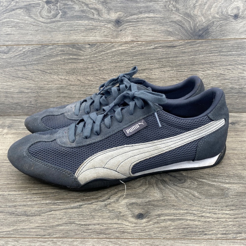 Puma Speed Cat SD Sneakers Mens Size 13 Navy Blue Suede Mesh 362209-02